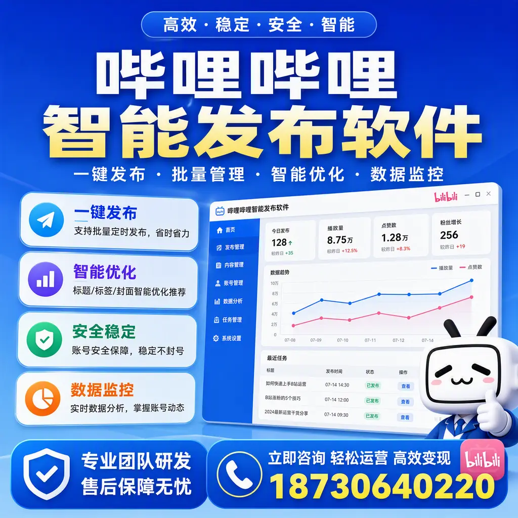 如何在 万宁 使用哔哩哔哩智能发布软件提升内容曝光率